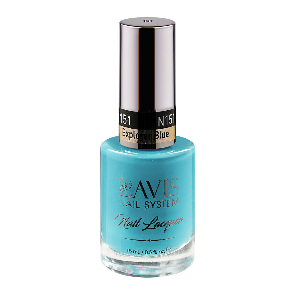 LAVIS 151 Explorer Blue - Nail Lacquer 0.5 oz