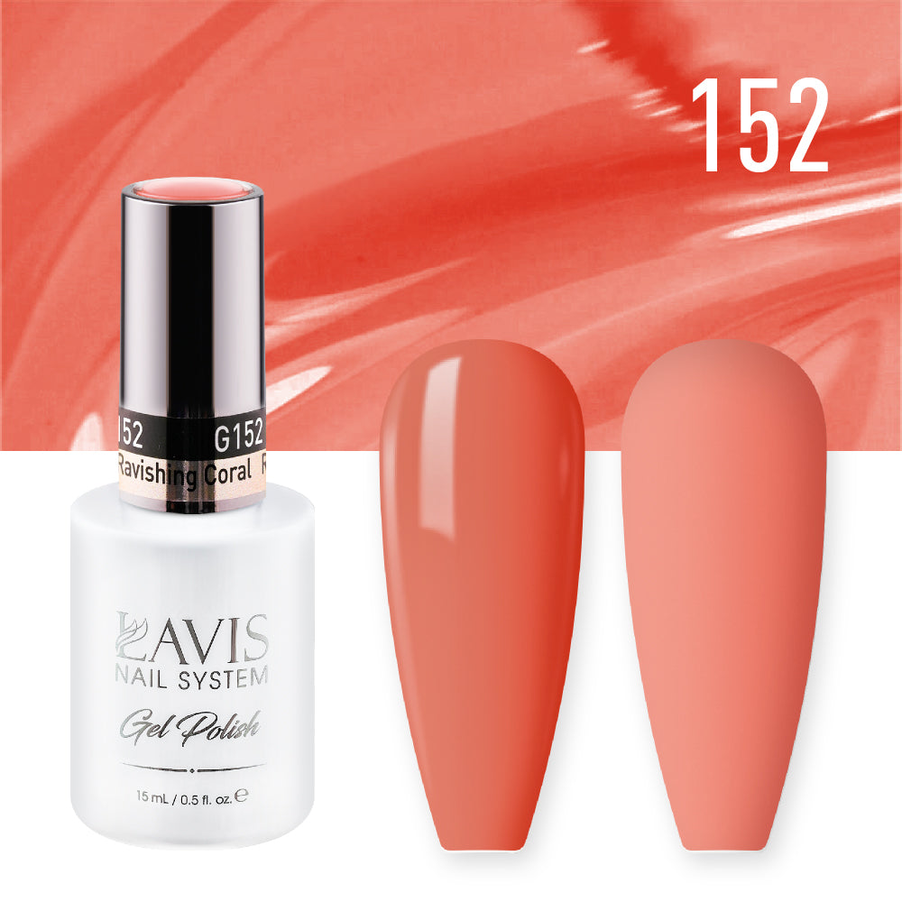 LAVIS 152 Ravishing Coral - Gel Polish 0.5 oz