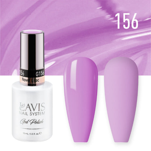 LAVIS 156 Novel Lilac - Gel Polish 0.5 oz