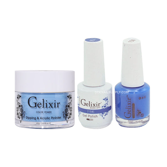 Gelixir 3 in 1 -  158 - Acrylic & Dip Powder, Gel & Lacquer