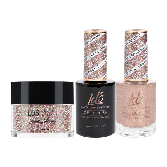 LDS 3 in 1 - 159 Like No Other - Dip (1oz), Gel & Lacquer Matching