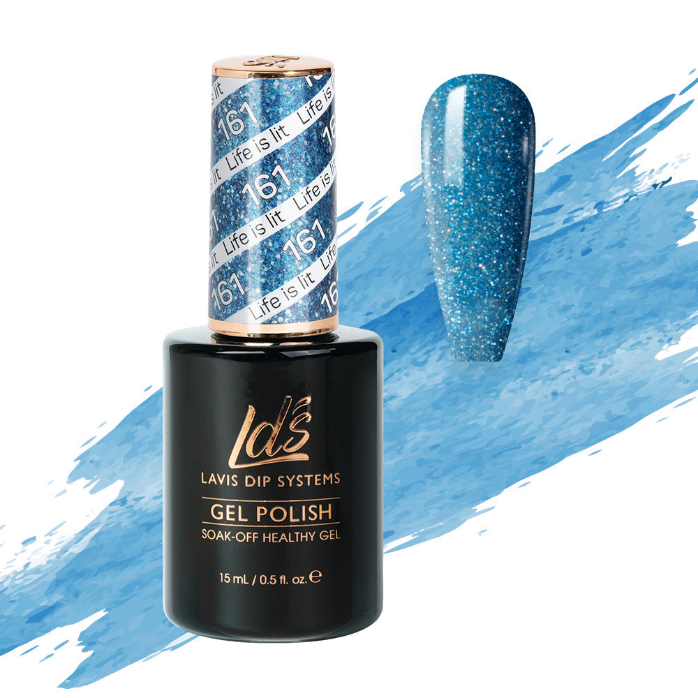 LDS 161 Life Is Lit - LDS Healthy Gel Polish 0.5oz