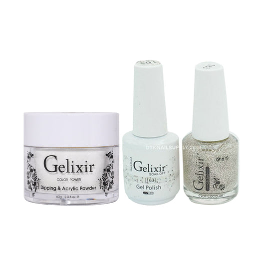 Gelixir 3 in 1 -  163 - Acrylic & Dip Powder, Gel & Lacquer