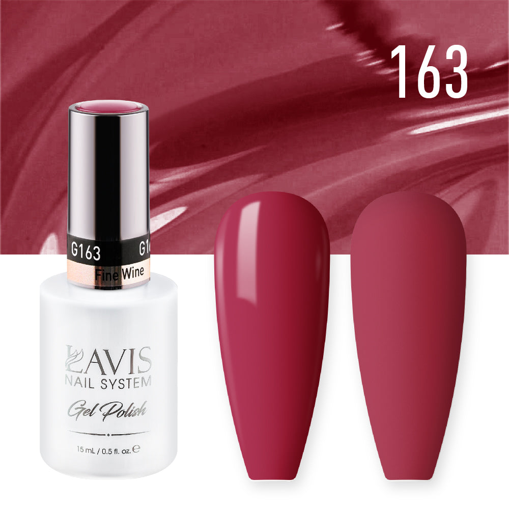 LAVIS 163 Fine Wine - Gel Polish 0.5 oz