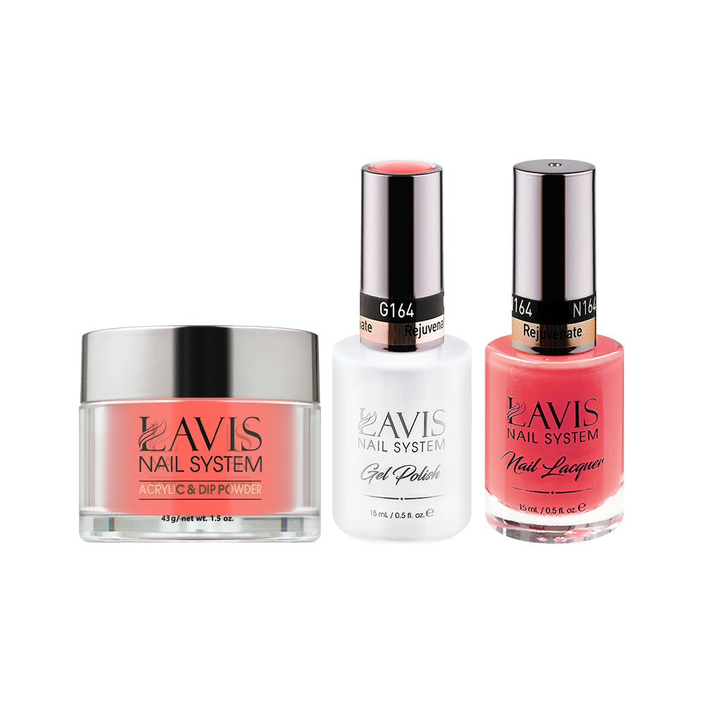 LAVIS 3 in 1 - 164 Rejuvenate - Acrylic & Dip Powder, Gel & Lacquer