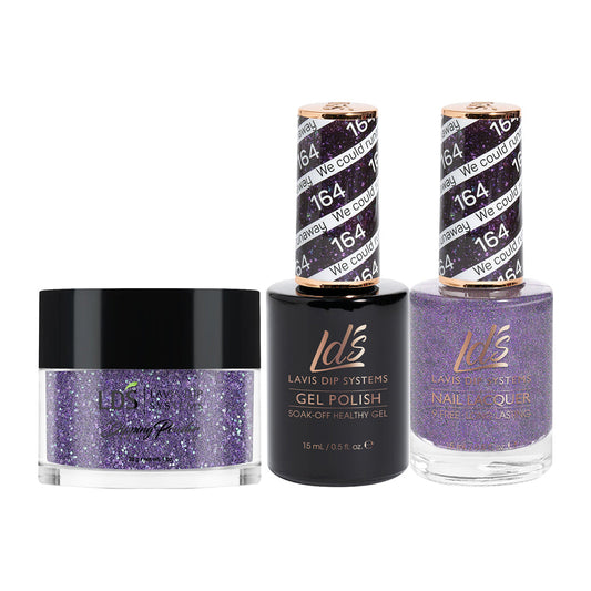 LDS 3 in 1 - 164 We Could Runaway - Dip (1oz), Gel & Lacquer Matching