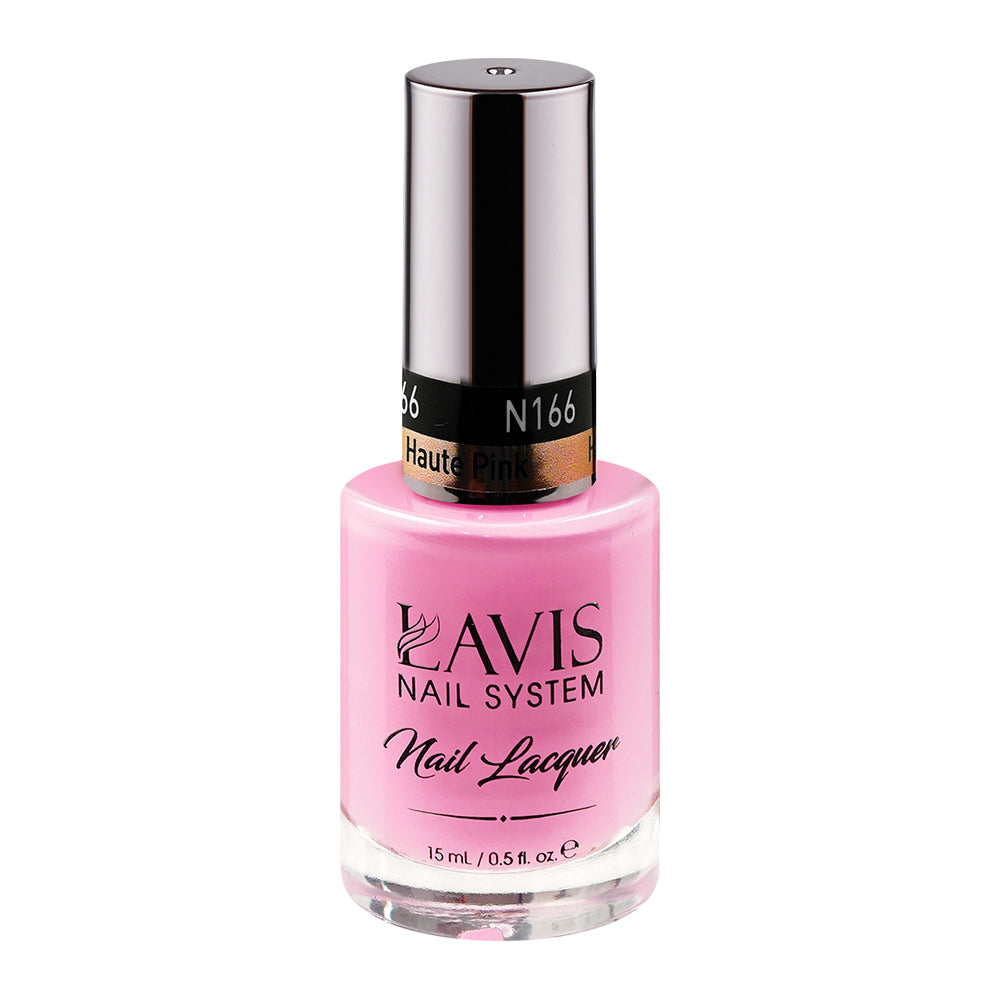 LAVIS 166 Haute Pink - Nail Lacquer 0.5 oz