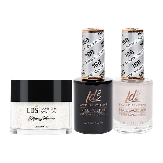 LDS 3 in 1 - 166 Elevate - Dip (1oz), Gel & Lacquer Matching