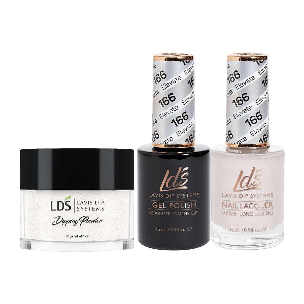 LDS 3 in 1 - 166 Elevate - Dip (1oz), Gel & Lacquer Matching