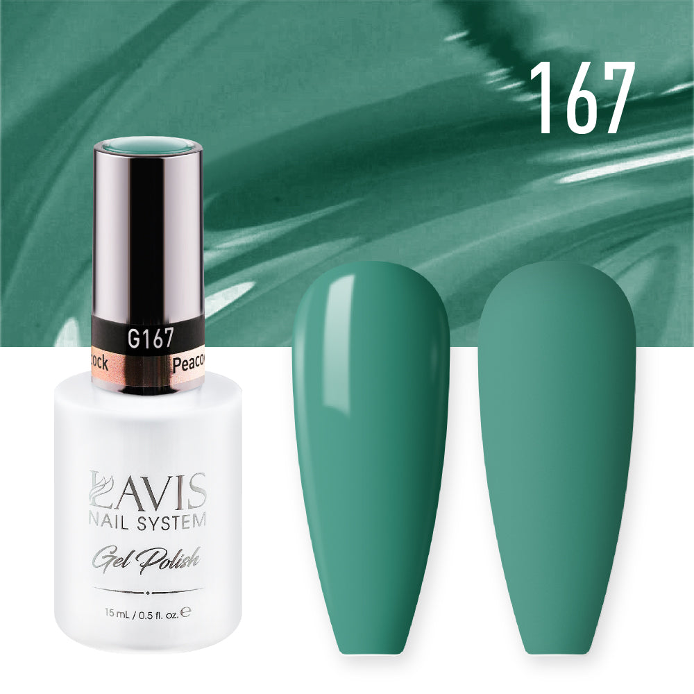 LAVIS 167 Peacock - Gel Polish 0.5 oz