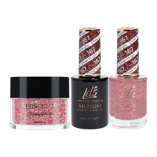 LDS 3 in 1 - 167 Close To You - Dip (1oz), Gel & Lacquer Matching