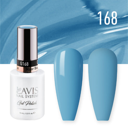 LAVIS 168 Major Blue - Gel Polish 0.5 oz