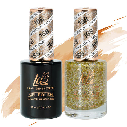 LDS 168 Let Me Explain - LDS Healthy Gel Polish & Matching Nail Lacquer Duo Set - 0.5oz