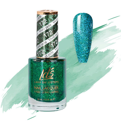 LDS 172 Vivid Jade - LDS Healthy Nail Lacquer 0.5oz