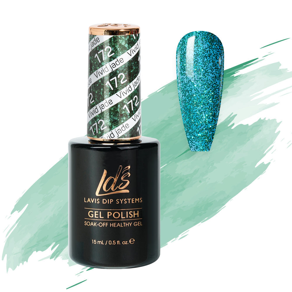 LDS 172 Vivid Jade - LDS Healthy Gel Polish 0.5oz