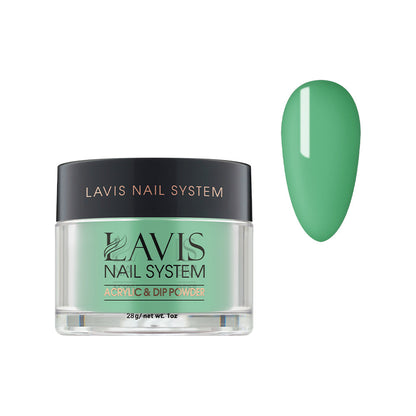 LAVIS 173 Frosted Emerald - Acrylic & Dip Powder 1oz