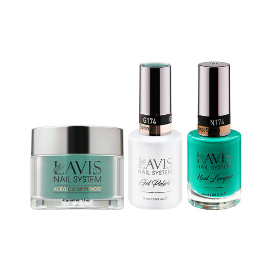 LAVIS 3 in 1 - 174 Thermal Spring - Acrylic & Dip Powder, Gel & Lacquer