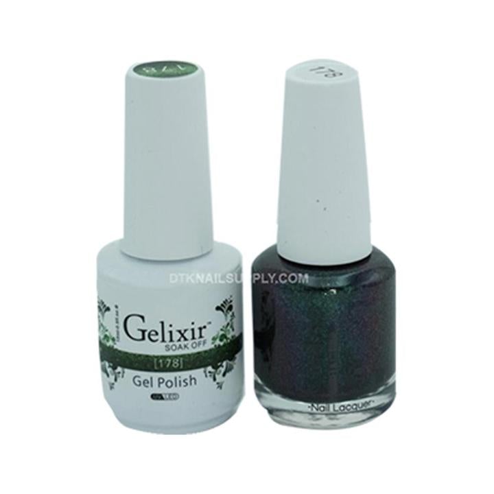 GELIXIR Holiday Gift Bubdle: 4 Gel Polishes, 1 Base Gel, 1 Top Gel - 134 178 103 082