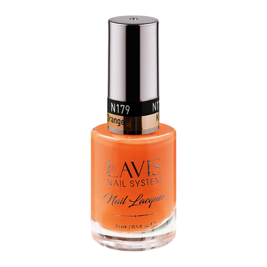 LAVIS 179 Knockout Orange - Nail Lacquer 0.5 oz