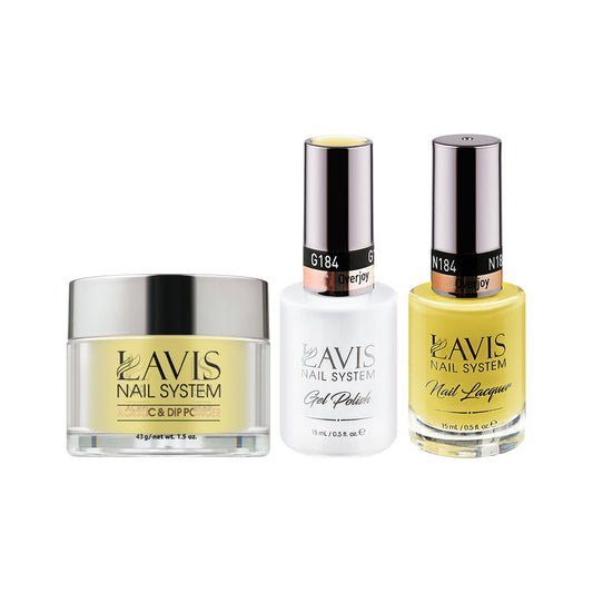 LAVIS 3 in 1 - 184 Overjoy - Acrylic & Dip Powder, Gel & Lacquer