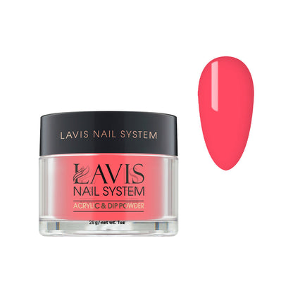 LAVIS 186 Hot Coral - Acrylic & Dip Powder 1oz