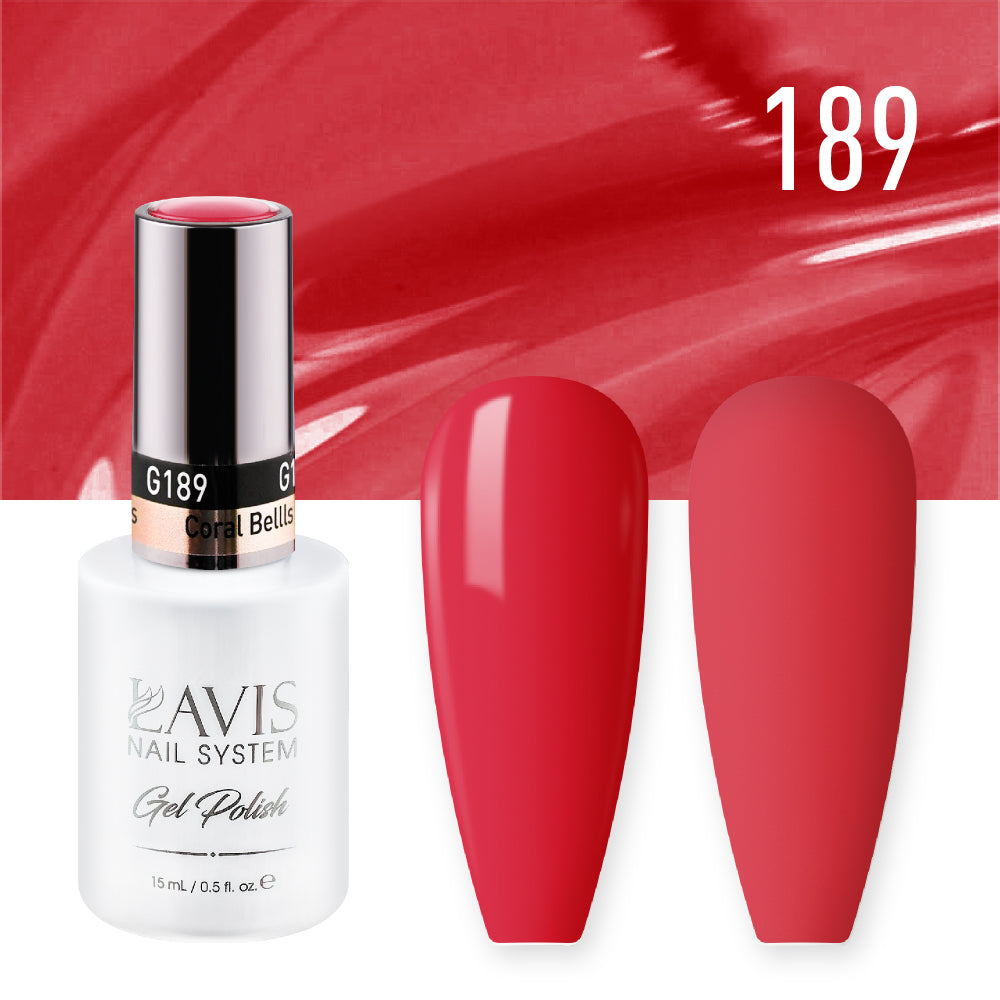 LAVIS 189 Coral Bellls - Nail Lacquer 0.5 oz