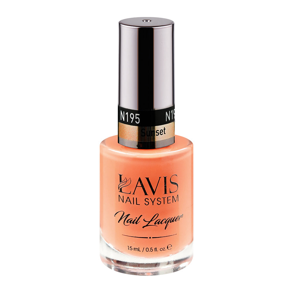 LAVIS 195 Sunset - Nail Lacquer 0.5 oz