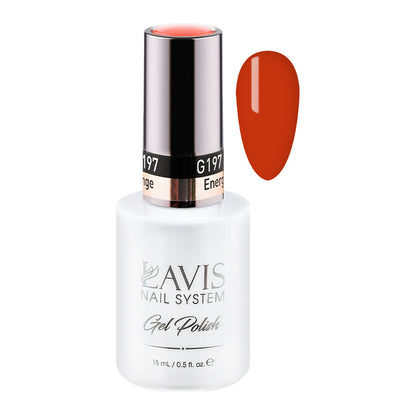 LAVIS 197 Energetic Orange - Gel Polish 0.5 oz