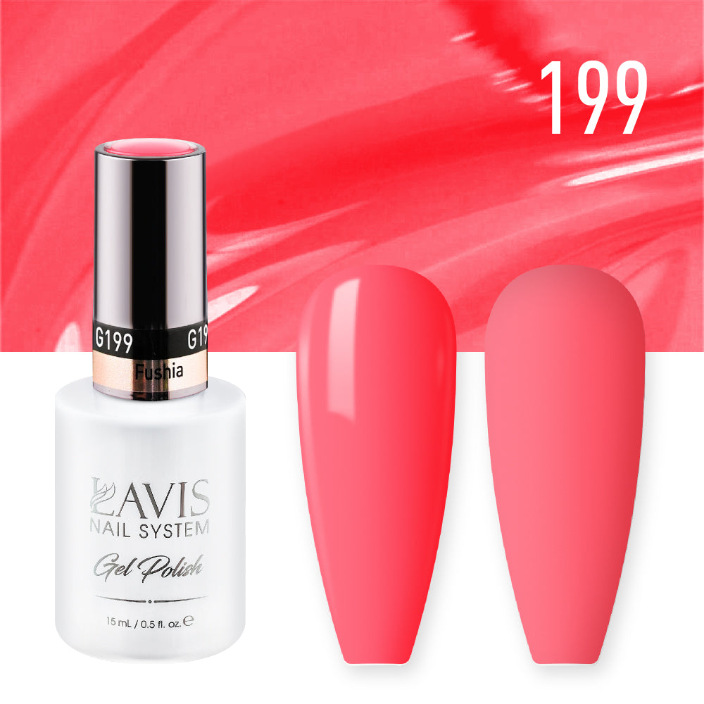 LAVIS 199 Fushia - Nail Lacquer 0.5 oz