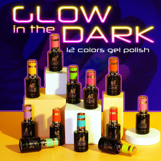 LDS 02 Orange Passion - Gel Polish 0.5 oz - Glow In The Dark
