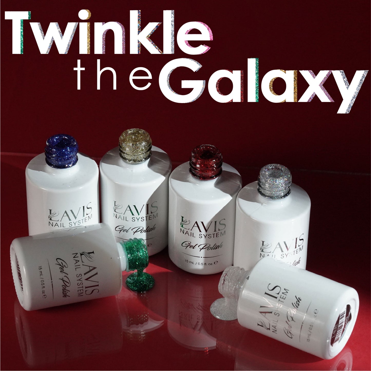 Lavis Gel Twinkle The Galaxy Set G6 (9 colors) : 097, 098, 099, 100, 102, 103, 105, 106, 107