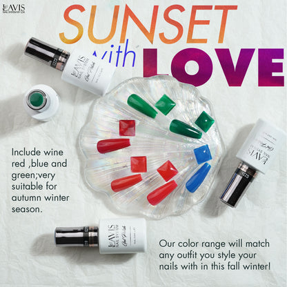 Lavis Gel Sunset With Love Set G5 (6 colors) : 219, 220, 222, 223, 225, 226