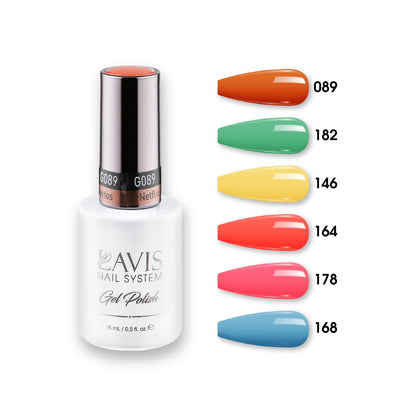 Lavis Gel Color Set 10 (6 colors) : 089; 182; 146; 164; 178; 168