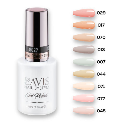 9 Lavis Holiday Gel Nail Polish Collection - SET 2 - 029; 017; 070; 013; 007; 044; 071; 077; 045