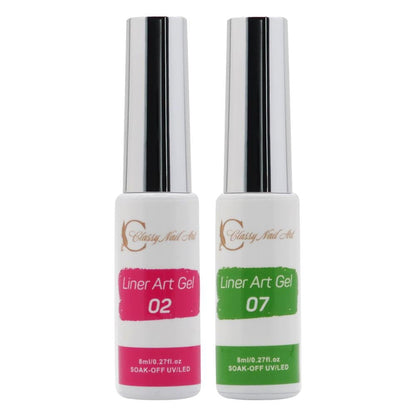 CNA - Line Art Gel Duo - Color 2 & 7