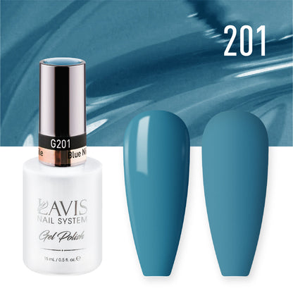 LAVIS 201 Blue Nile - Gel Polish 0.5 oz