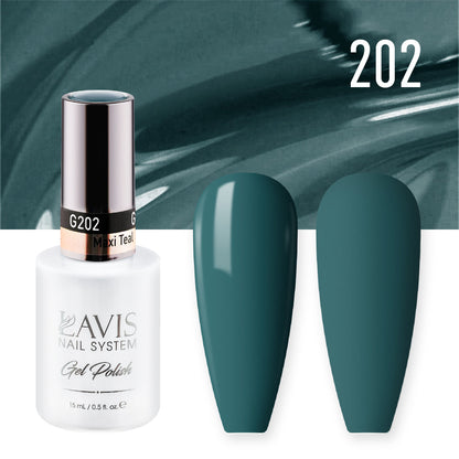 LAVIS 202 Maxi Teal - Gel Polish 0.5 oz