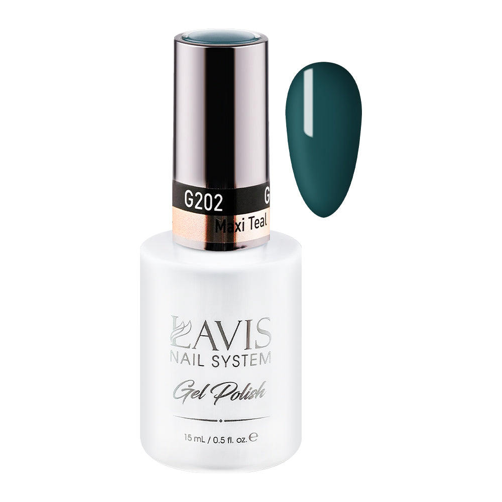 LAVIS 202 Maxi Teal - Gel Polish 0.5 oz