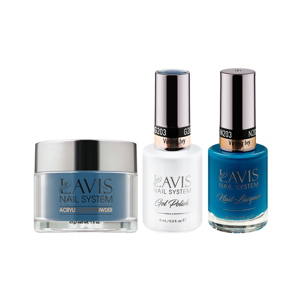 LAVIS 3 in 1 - 203 Vining Ivy - Acrylic & Dip Powder, Gel & Lacquer