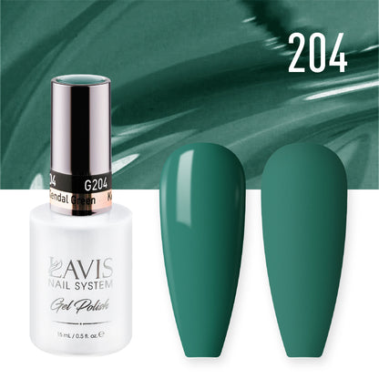 LAVIS 204 Kendal Green - Nail Lacquer 0.5 oz