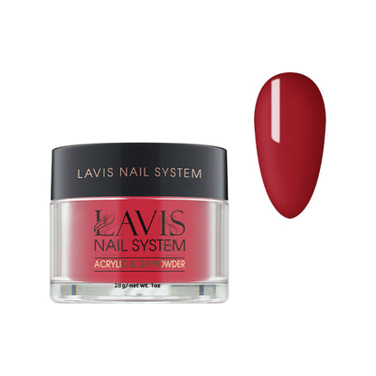 LAVIS 206 Red Tomato - Acrylic & Dip Powder 1oz