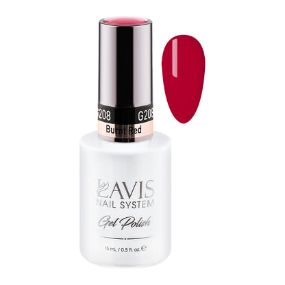 LAVIS 208 Burnt Red - Gel Polish 0.5 oz