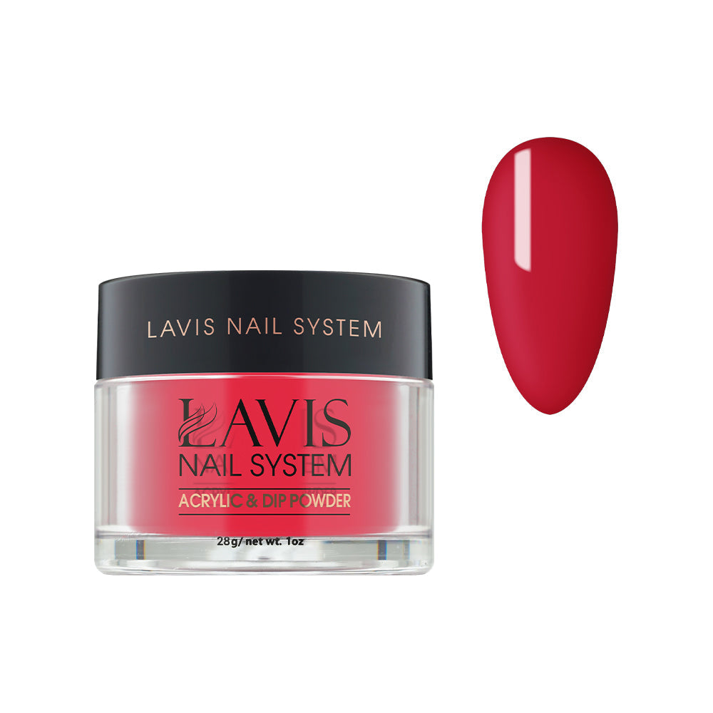 LAVIS 210 Lusty Red - Acrylic & Dip Powder 1oz