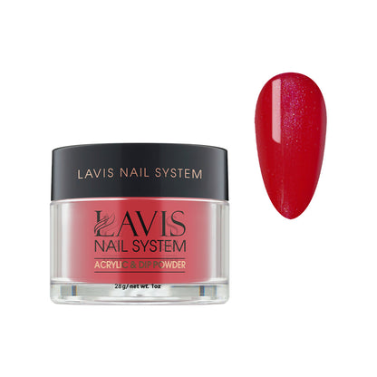 LAVIS 211 Heartfelt Red - Acrylic & Dip Powder 1oz