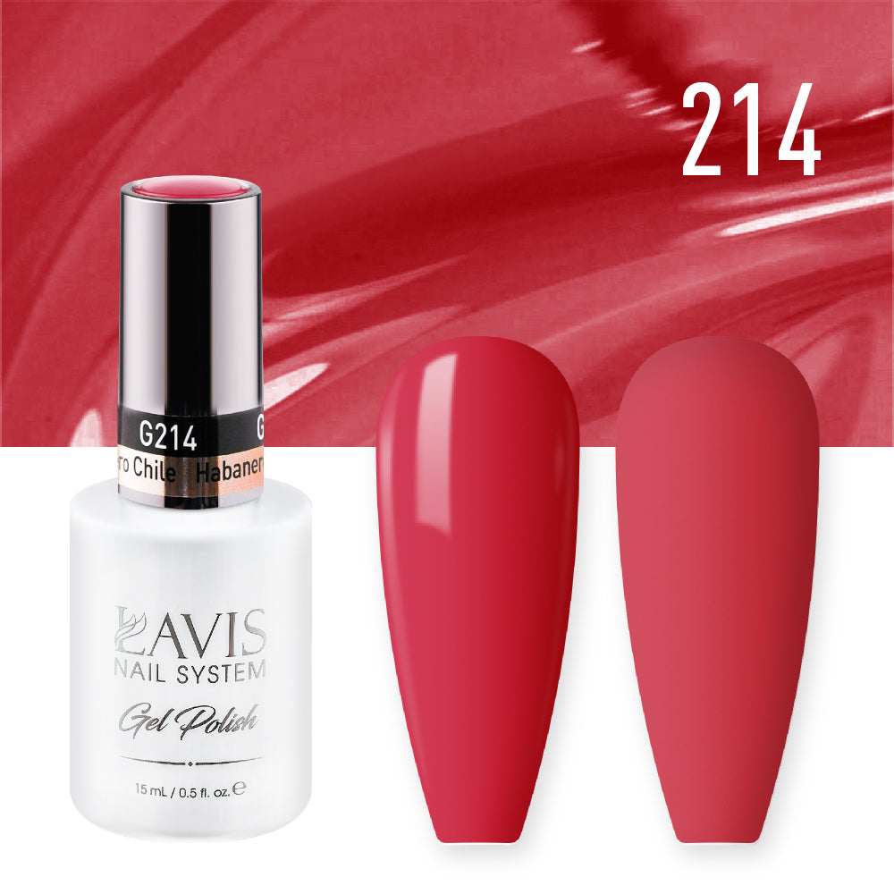 LAVIS 214 Habanero Chile - Nail Lacquer 0.5 oz