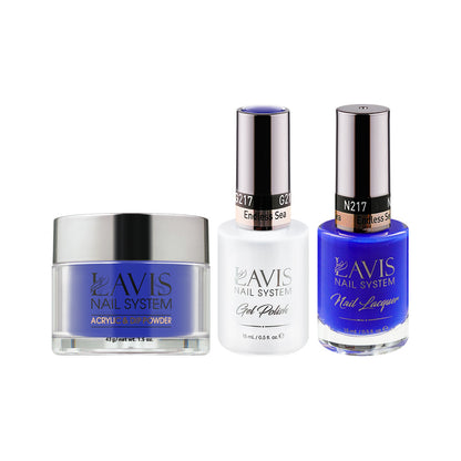 LAVIS 3 in 1 - 217 Endless Sea - Acrylic & Dip Powder, Gel & Lacquer