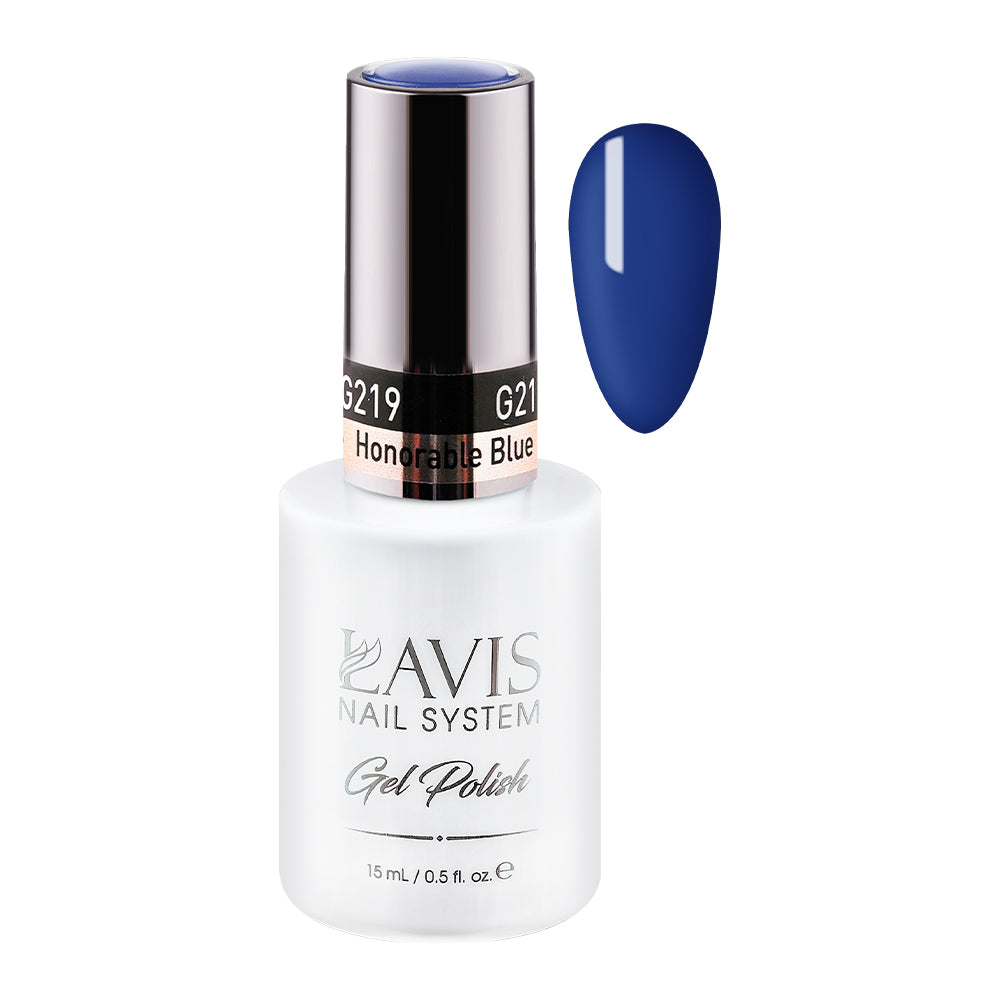 LAVIS 219 Honorable  Blue - Gel Polish 0.5 oz