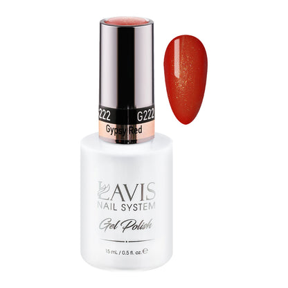 LAVIS 222 Gypsy Red - Gel Polish 0.5 oz