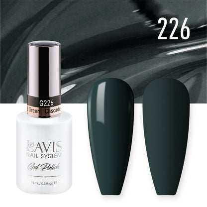 LAVIS 226 Cascade Green - Gel Polish 0.5 oz