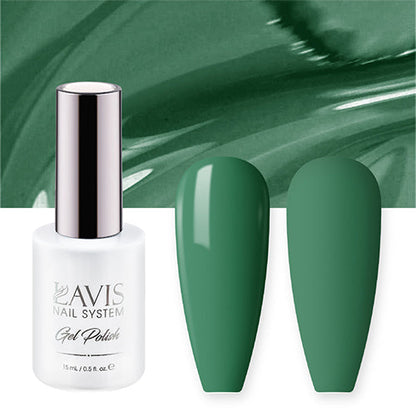 LAVIS 227 Lucky Green - Nail Lacquer 0.5 oz